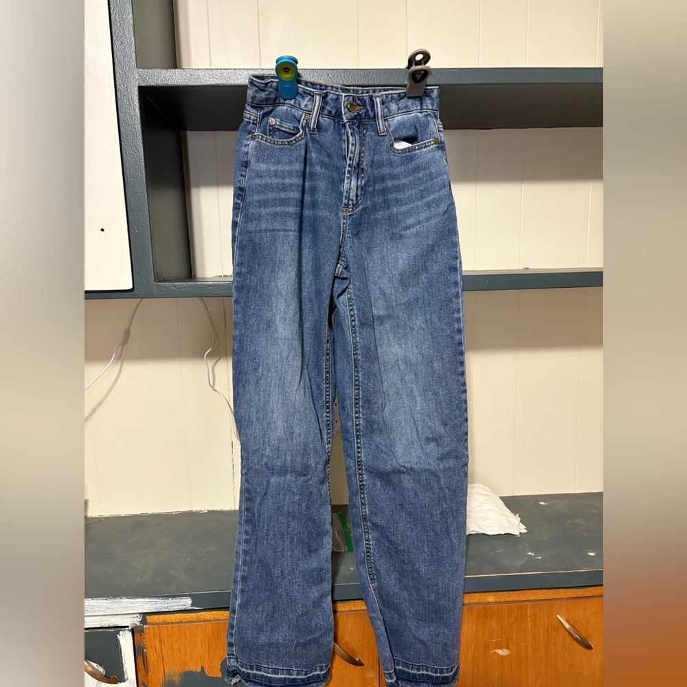 Oat New York Dark Blue Flare Jeans